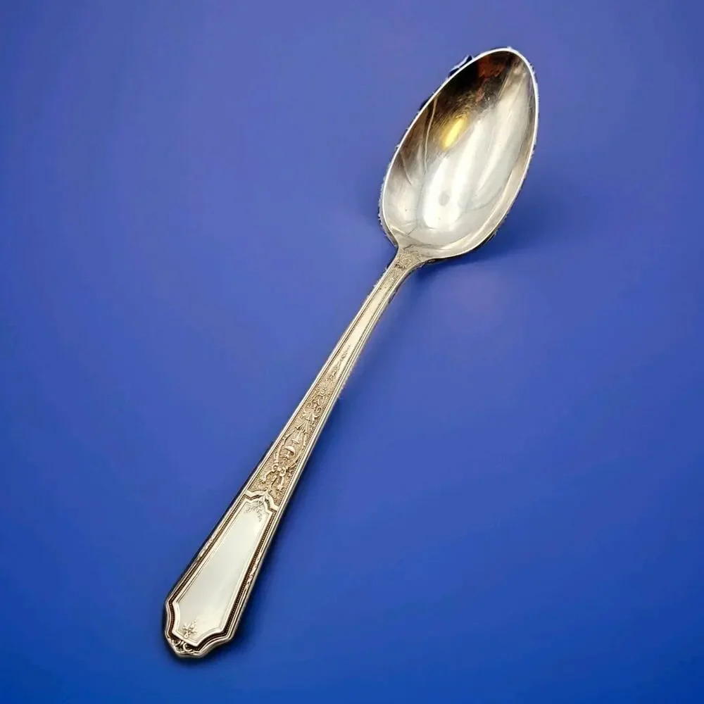 1847 Rogers Bros Ancestral Silverplate Serving Spoon Discontinued